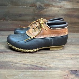 L.L. Bean Vintage Low-Top Brown Duck Boots Men’s 10.5